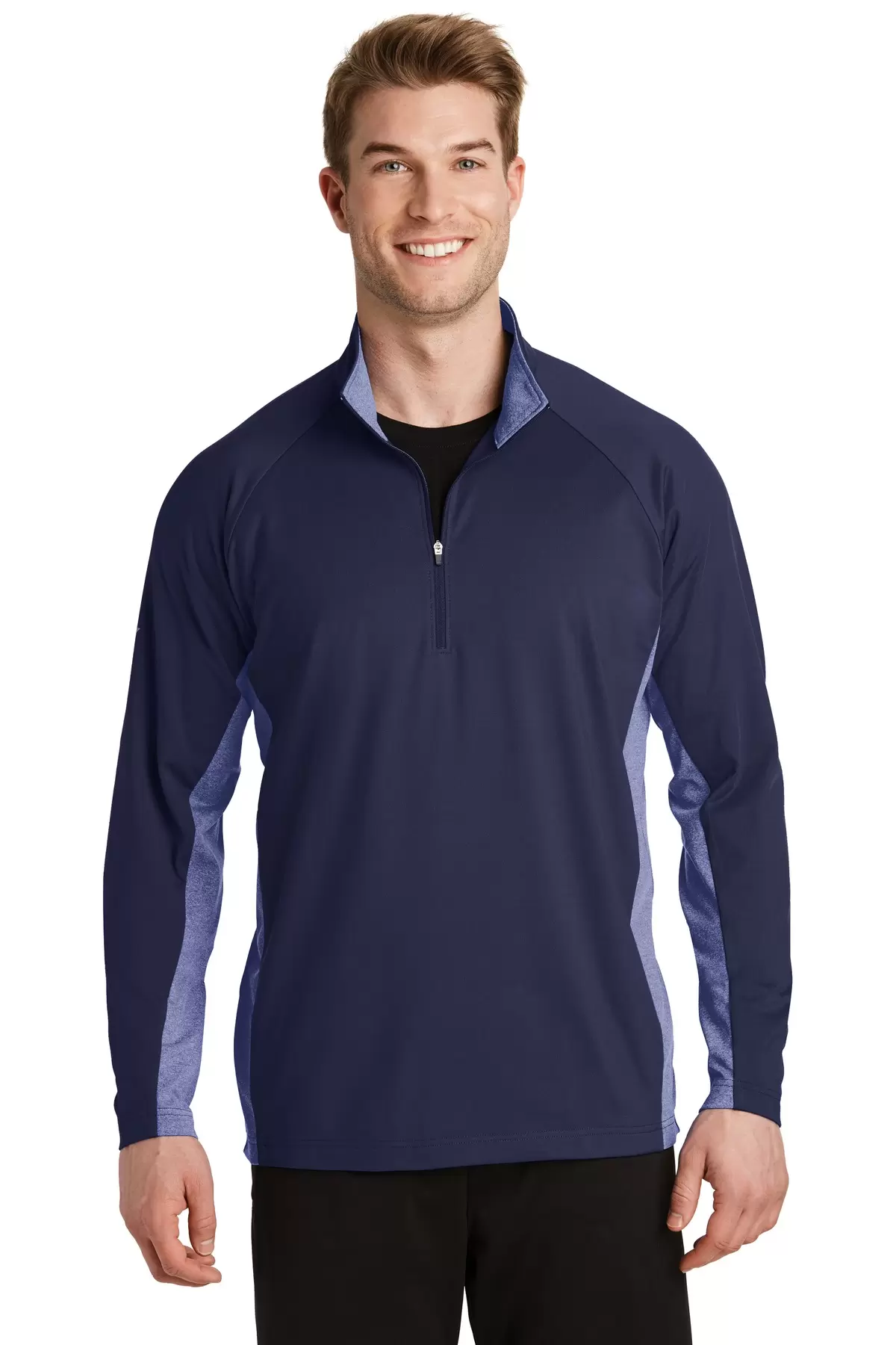 Sport Tek ST854 Sport-Tek Sport-Wick Stretch Contrast 1/2-Zip Pullover SKU: ST854