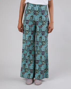 Spring Wide Leg Pants Blue