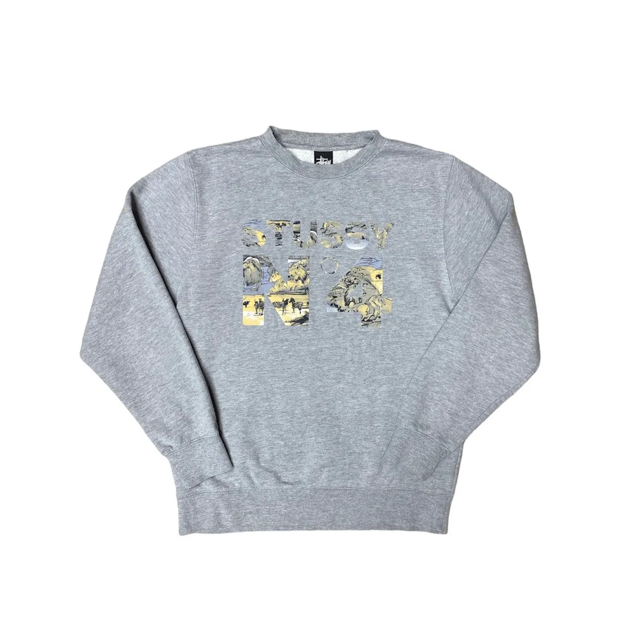 Stussy No4 Safari Grey Pullover