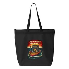 Sun's Out Rock Out Large Tote