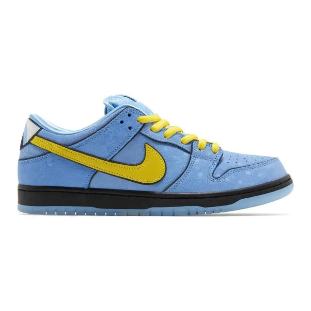 The powerpuff girls x nike dunk low pro sb qs (bubbles/ blue chill/ deep royal blue/ active pink) me