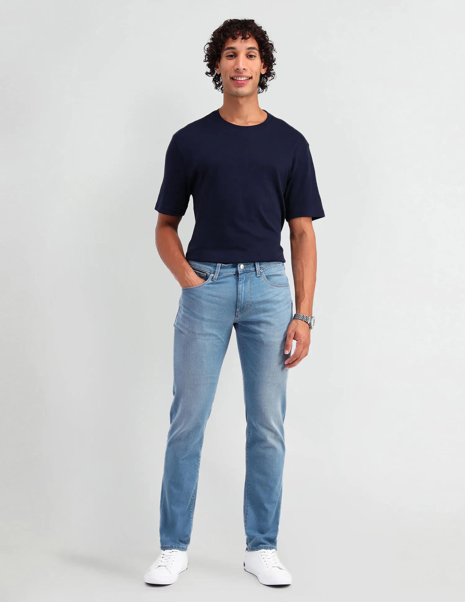 U.S. Polo Assn. Denim Co. Brandon Slim Tapered Fit Blue Jeans