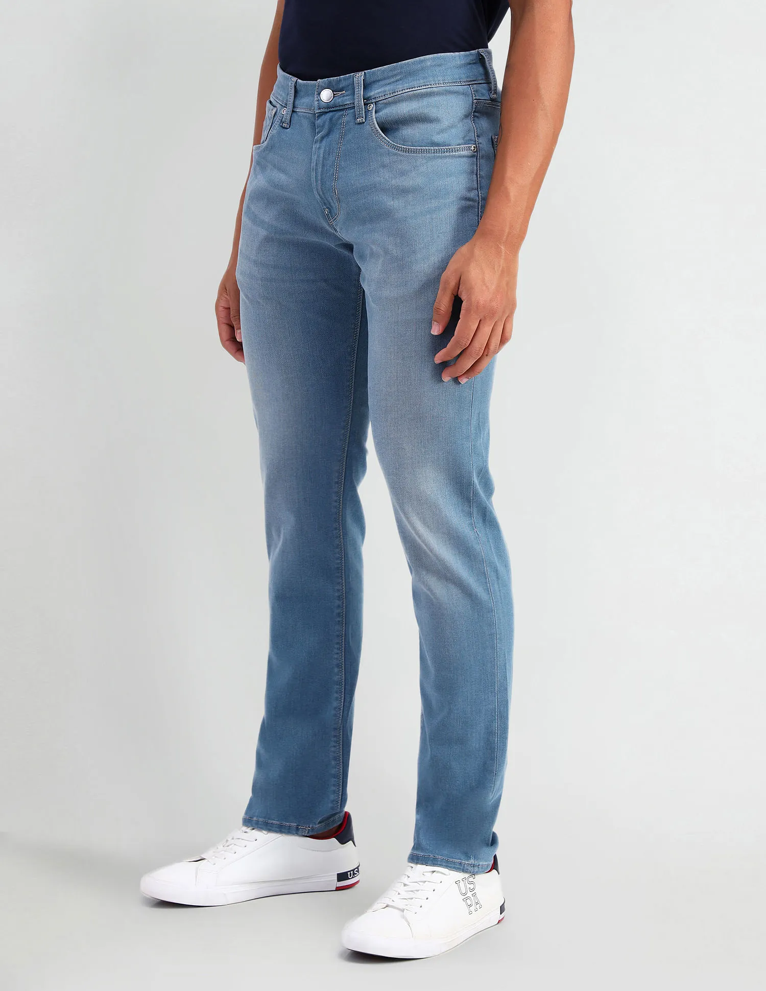 U.S. Polo Assn. Denim Co. Brandon Slim Tapered Fit Blue Jeans