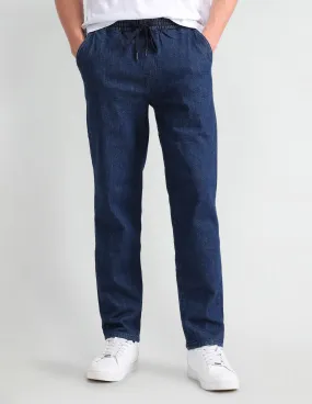 U.S. Polo Assn. Denim Co. Slim Fit Blue Jogger Jeans