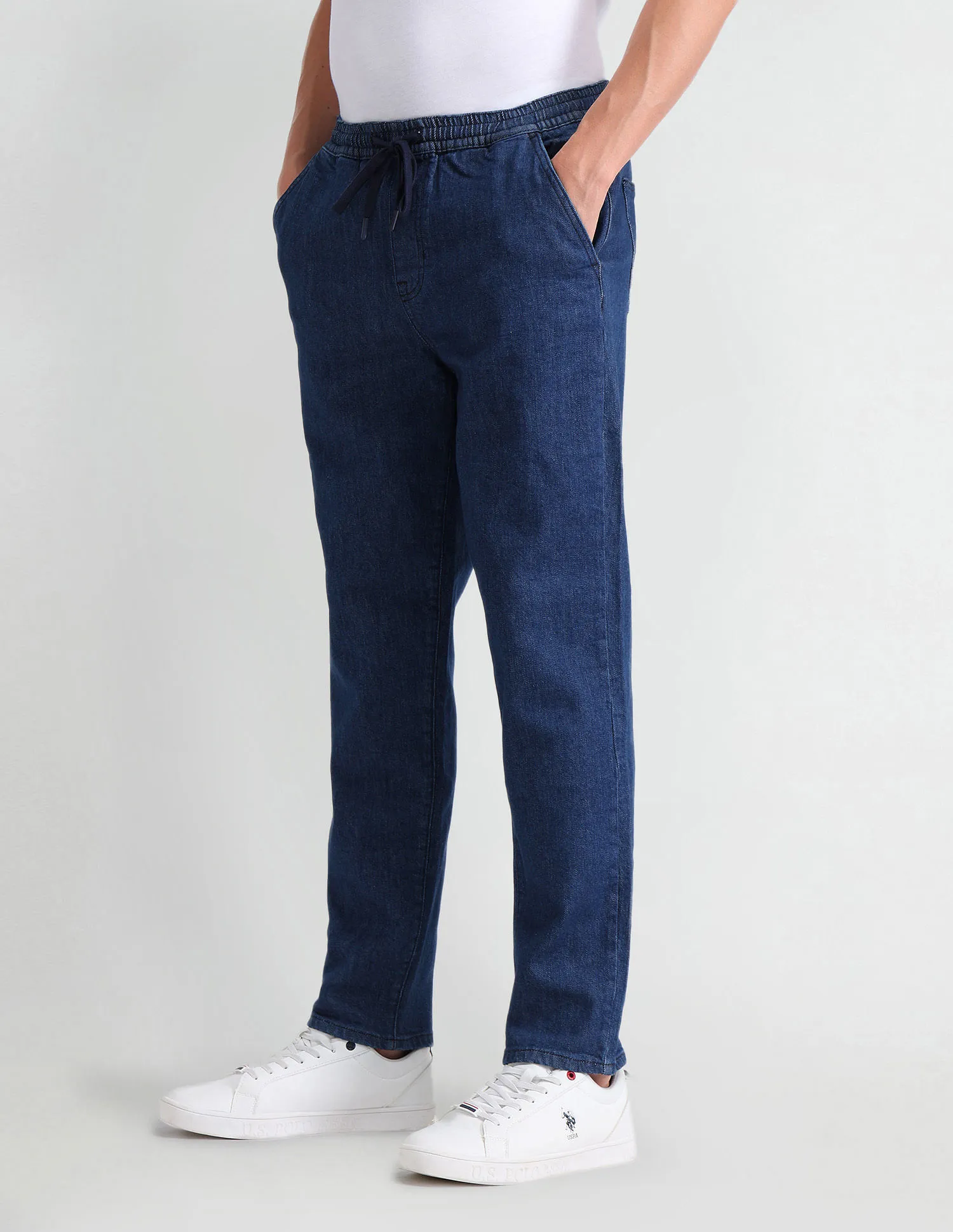 U.S. Polo Assn. Denim Co. Slim Fit Blue Jogger Jeans