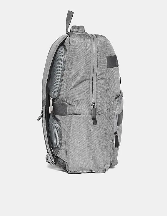 U.S. Polo Assn. Grey Heathered Laptop Backpack