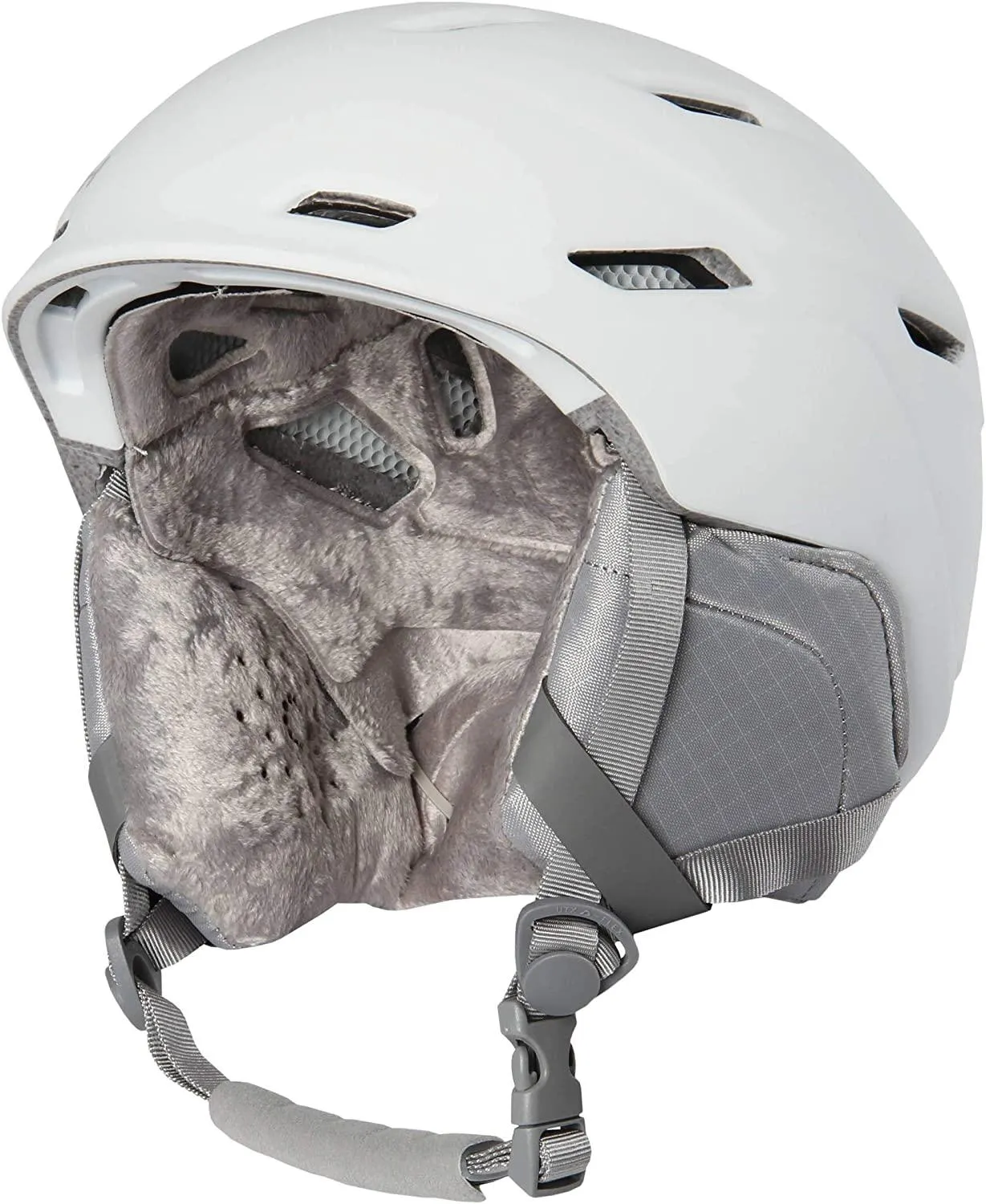 Used Smith Women's Liberty MIPS Snow Helmet Matte Satin White M