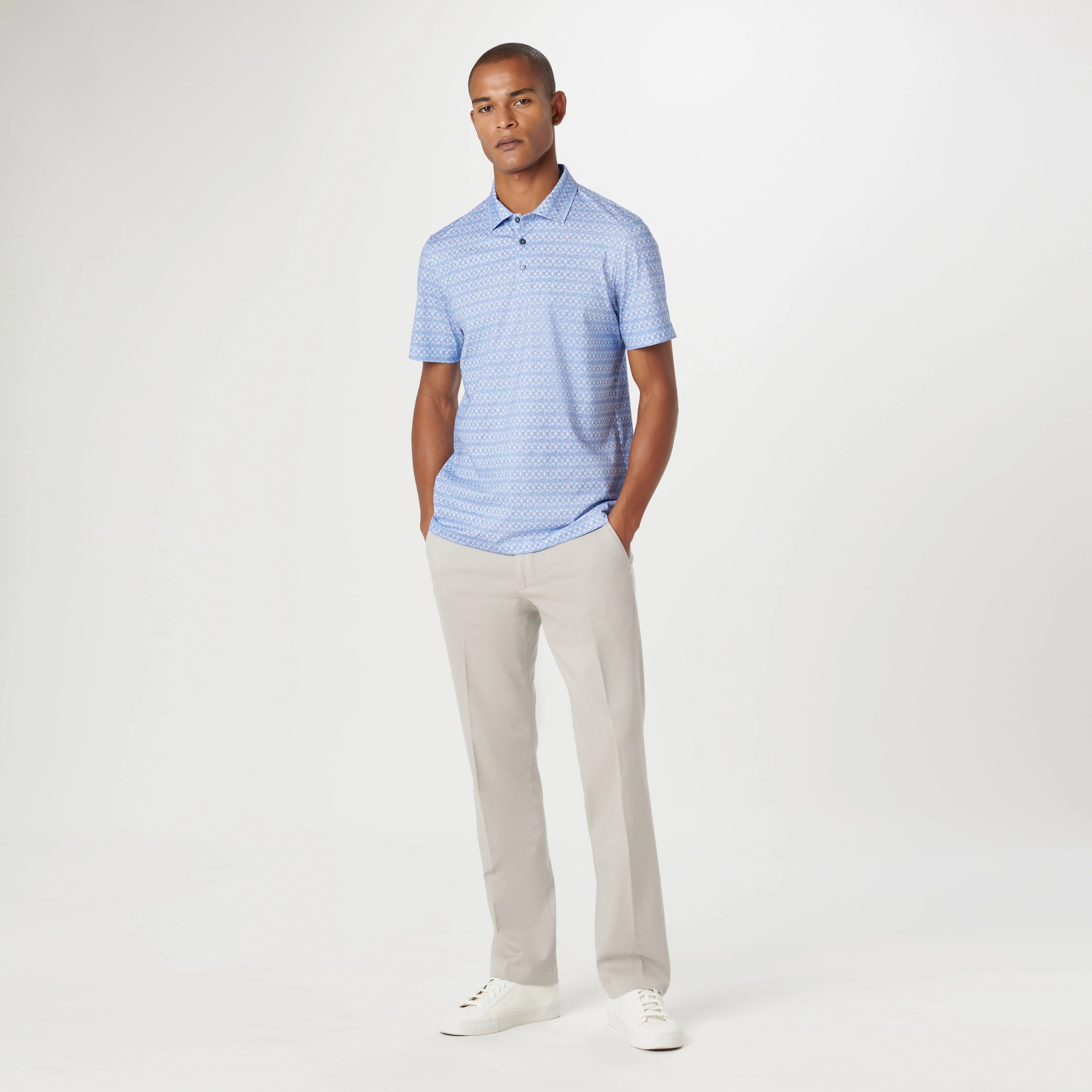 Victor Geometric OoohCotton Polo