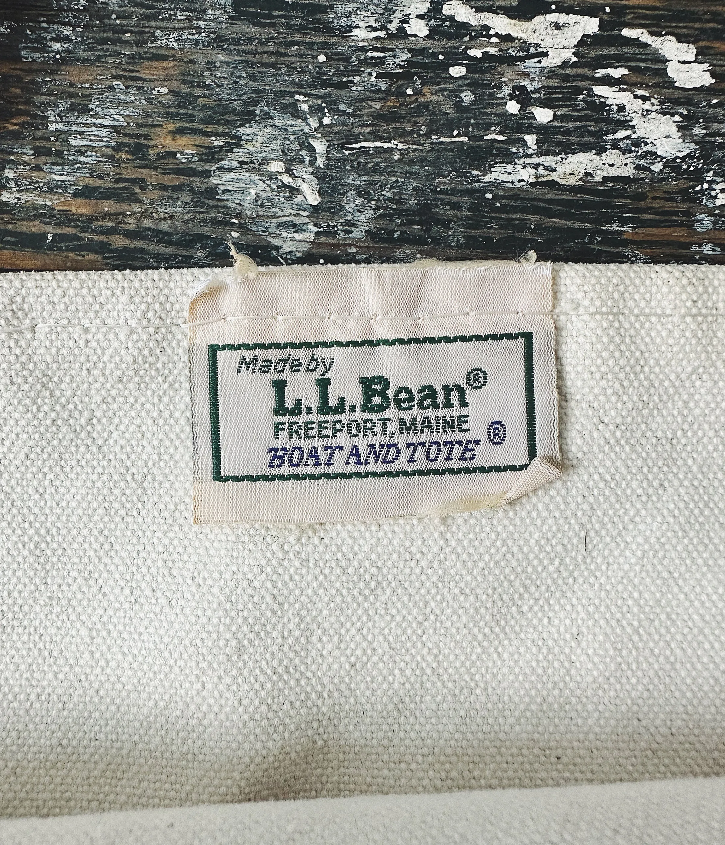 Vintage L.L.Bean Boat and Tote