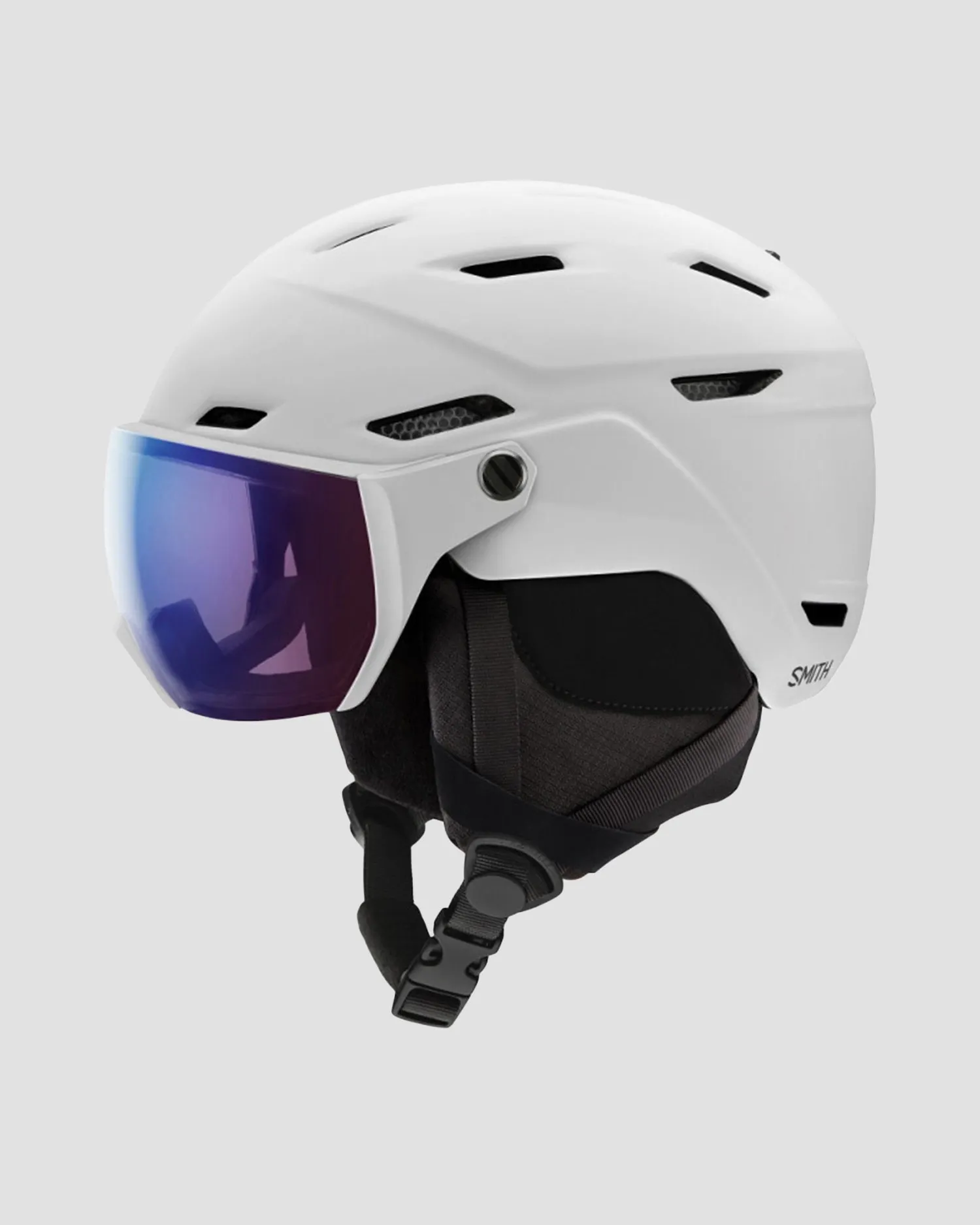 White ski helmet Smith Survey  e00531-0b3