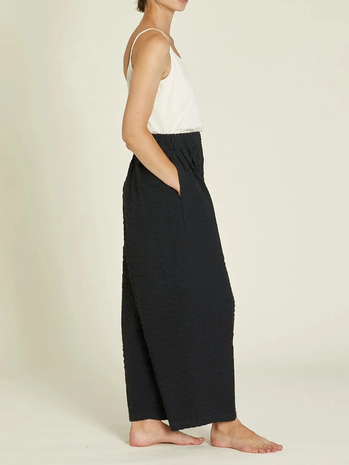 Wide Pants - Ink Black