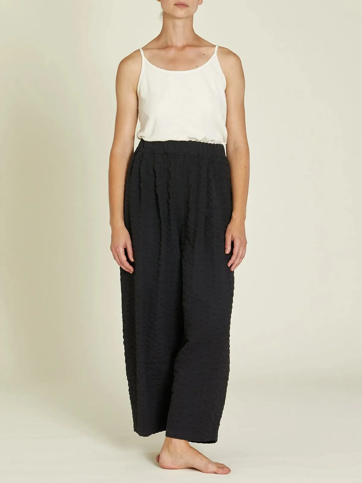 Wide Pants - Ink Black