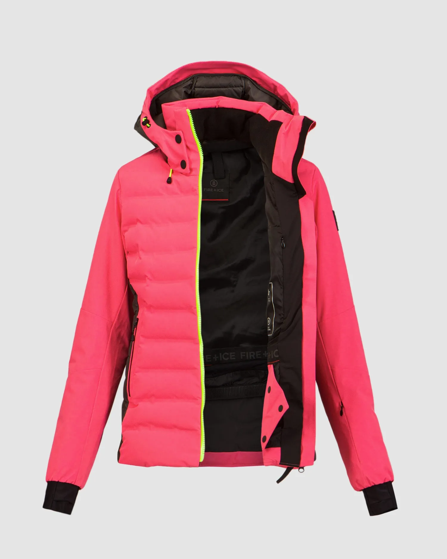 Women's pink ski jacket BOGNER FIRE+ICE Janka3 34917490-672