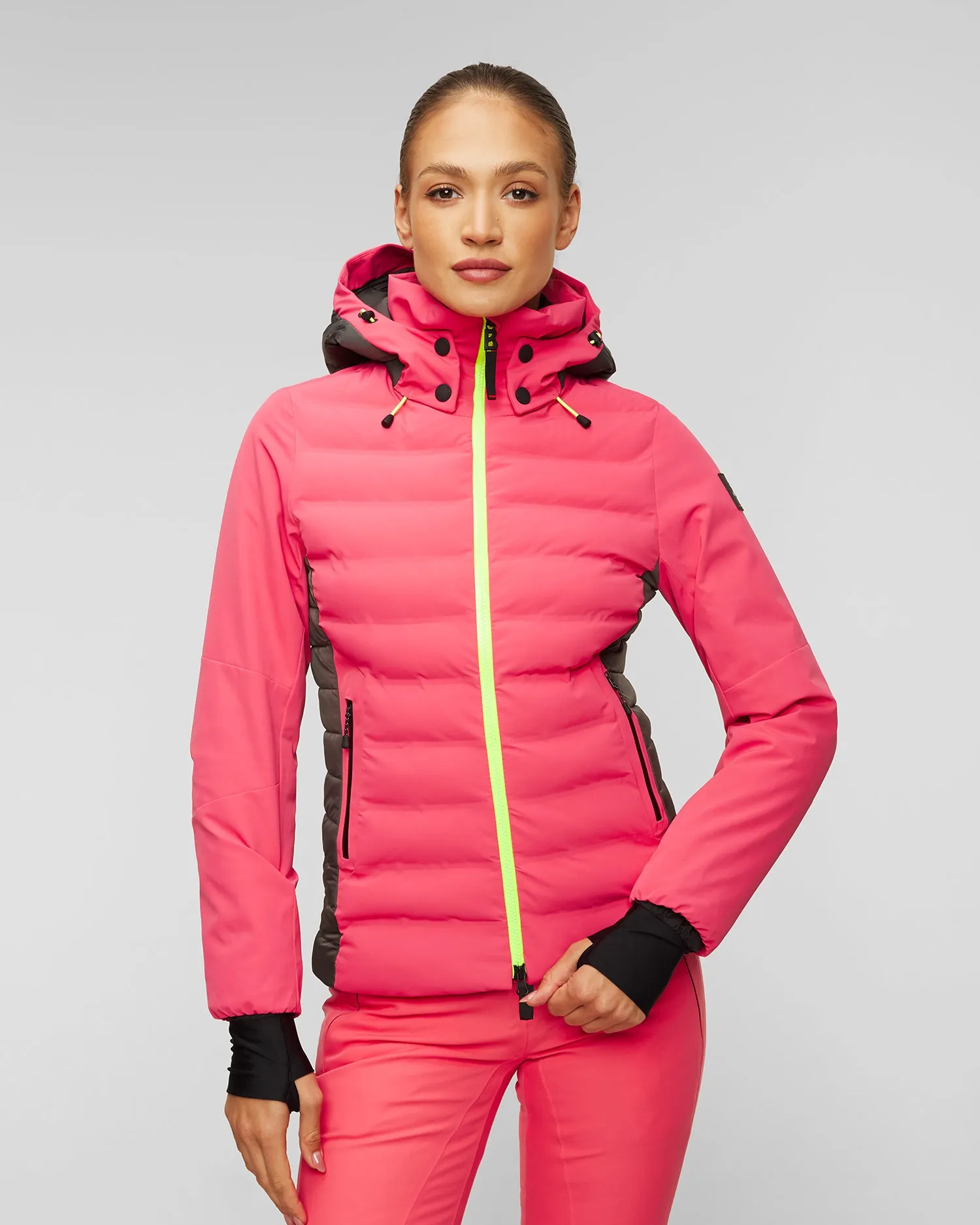 Women's pink ski jacket BOGNER FIRE+ICE Janka3 34917490-672