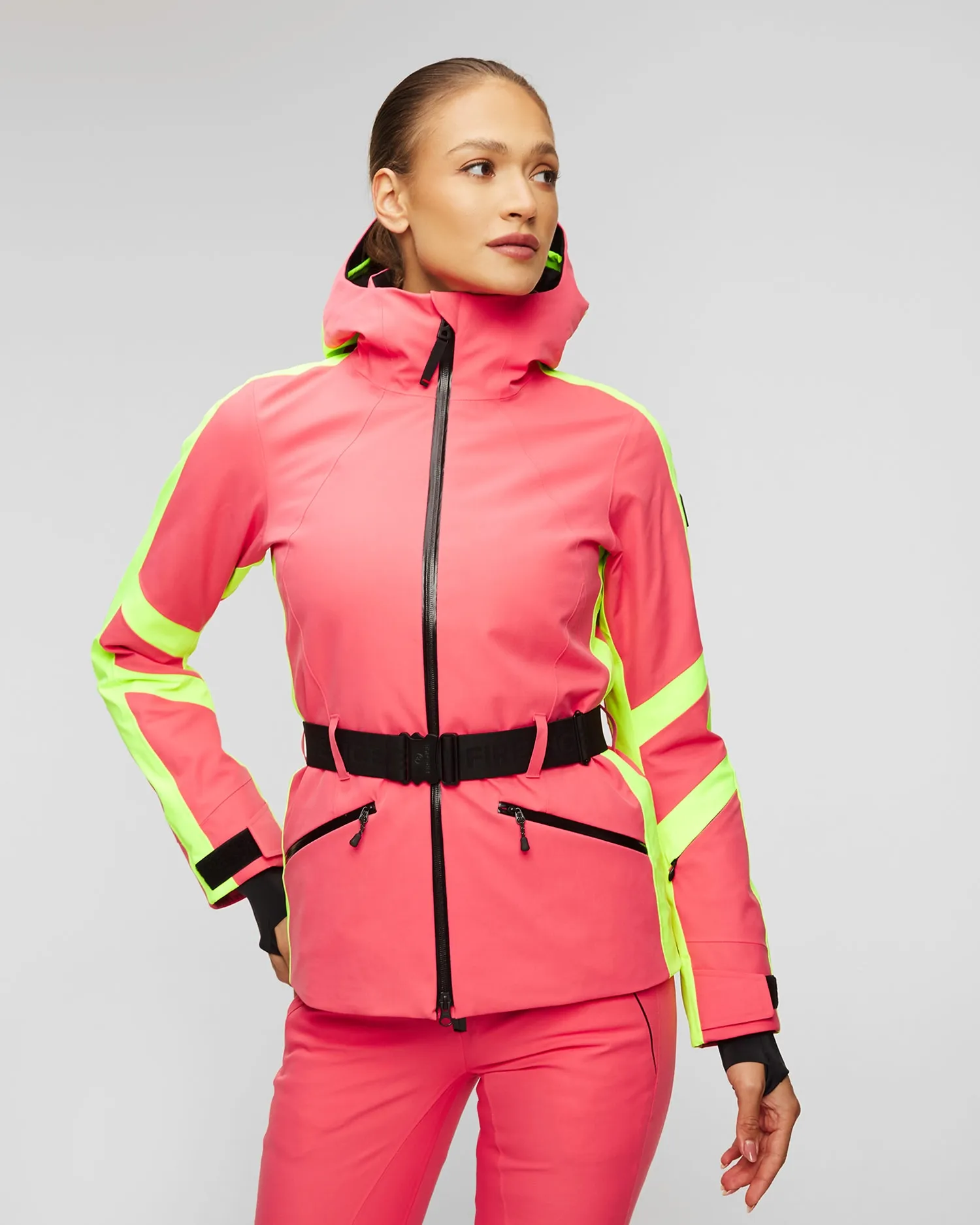 Women's pink ski jacket BOGNER FIRE+ICE Moia2-T 34947575-672