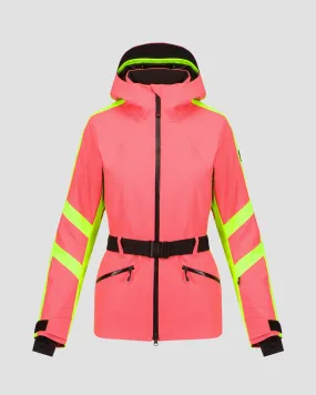 Women's pink ski jacket BOGNER FIRE+ICE Moia2-T 34947575-672