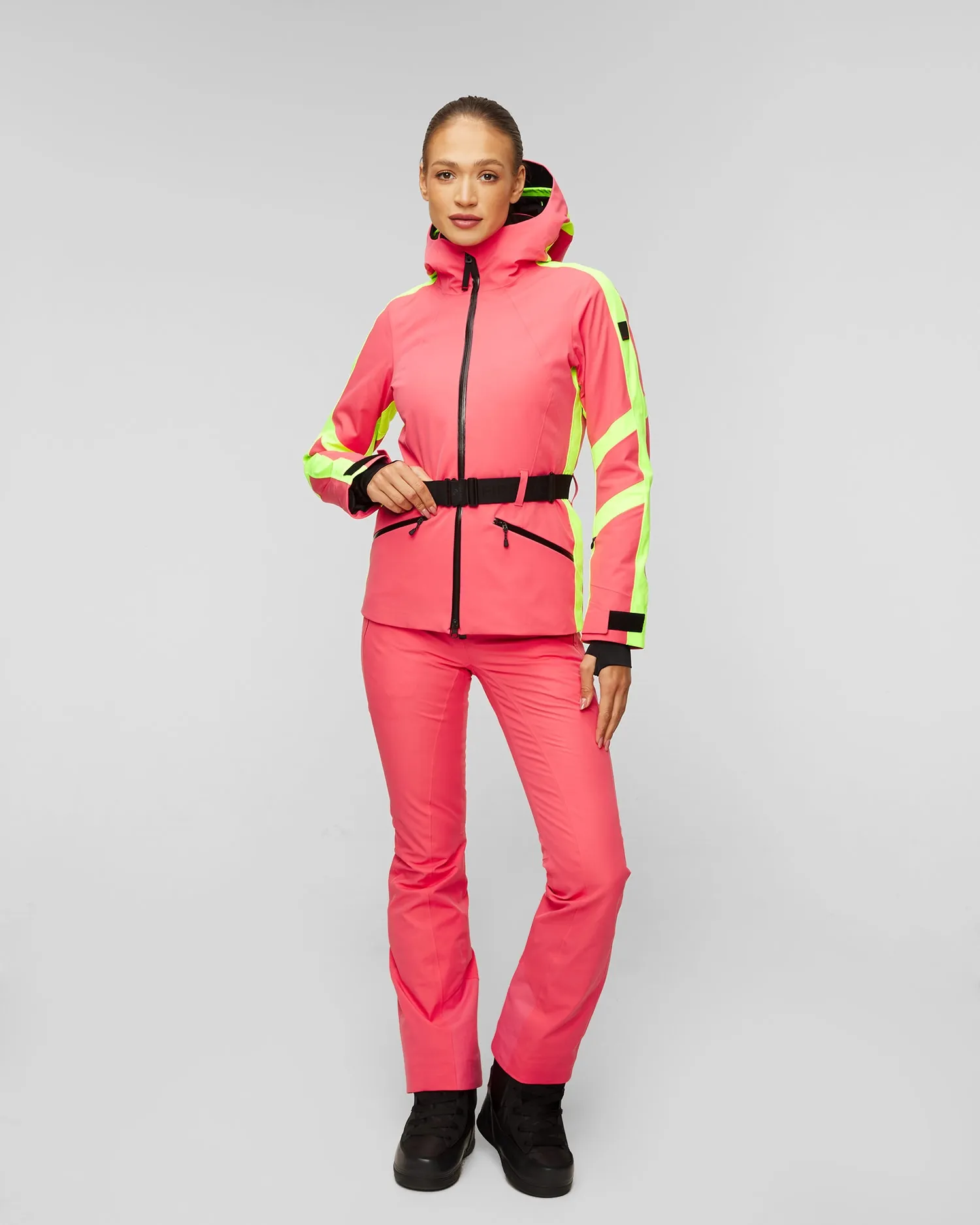 Women's pink ski jacket BOGNER FIRE+ICE Moia2-T 34947575-672