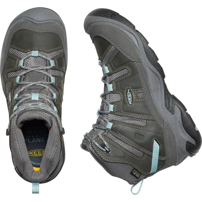 Women’s Keen Waterproof Circadia Mid Boot – Steel Grey/Cloud Blue