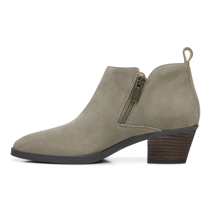 Women’s Vionic Cecily Waterproof Suede Ankle Boot – Stone