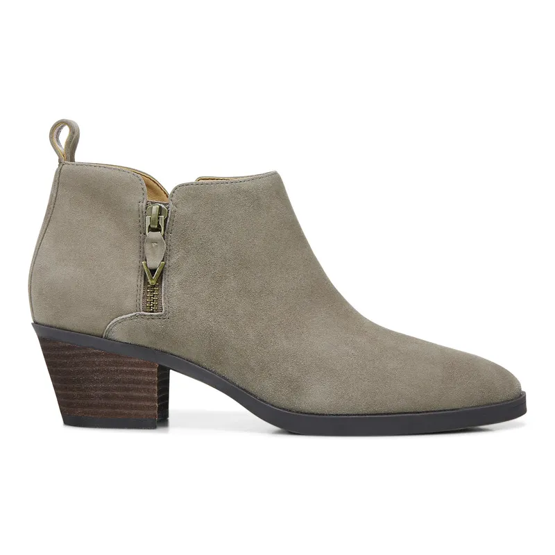 Women’s Vionic Cecily Waterproof Suede Ankle Boot – Stone