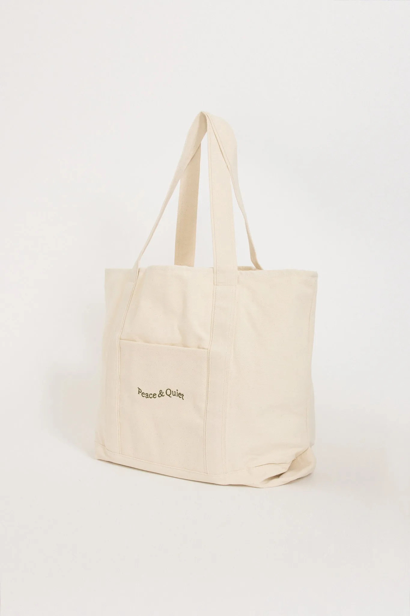 Wordmark Boat Tote Bone