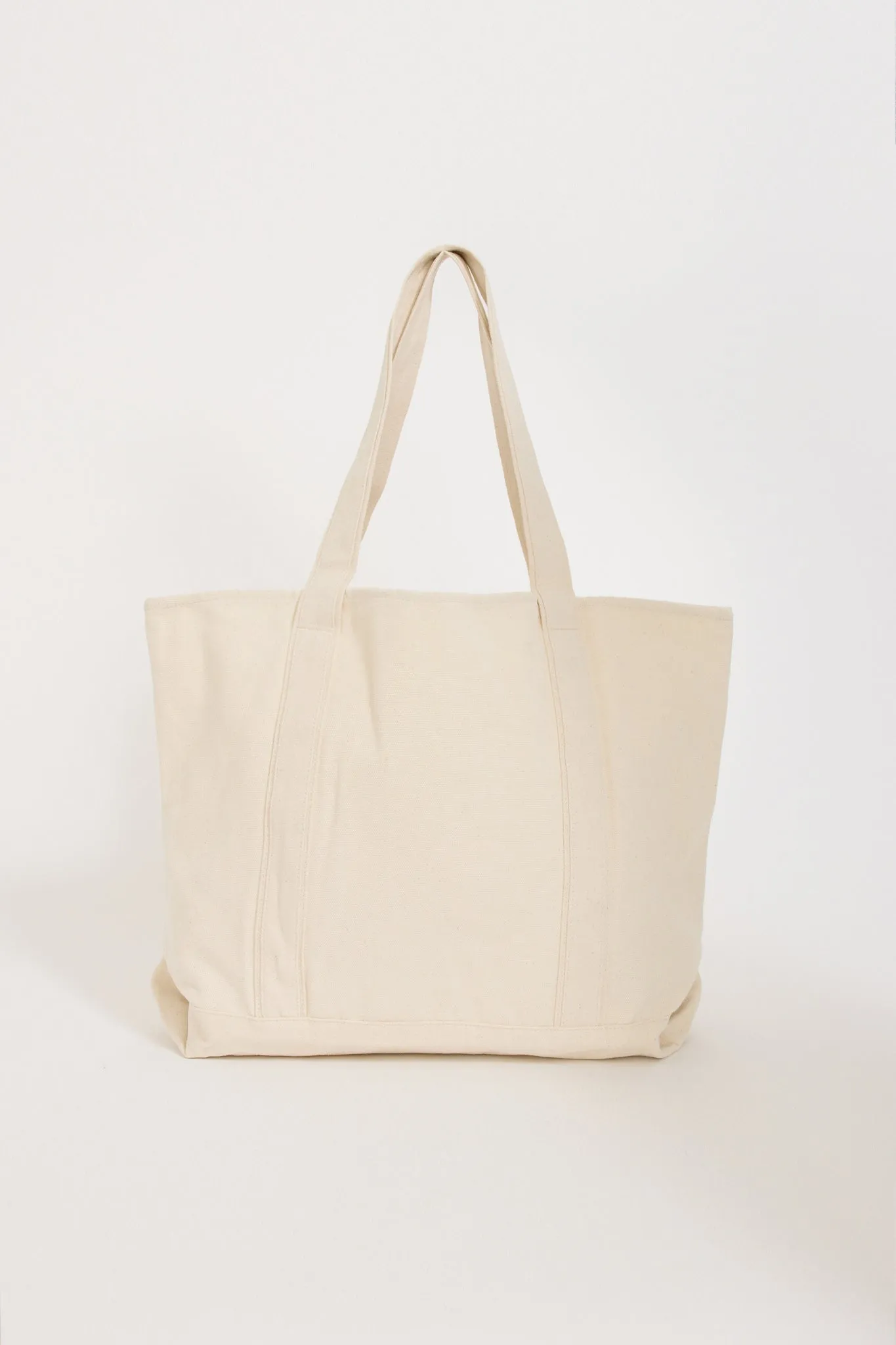 Wordmark Boat Tote Bone