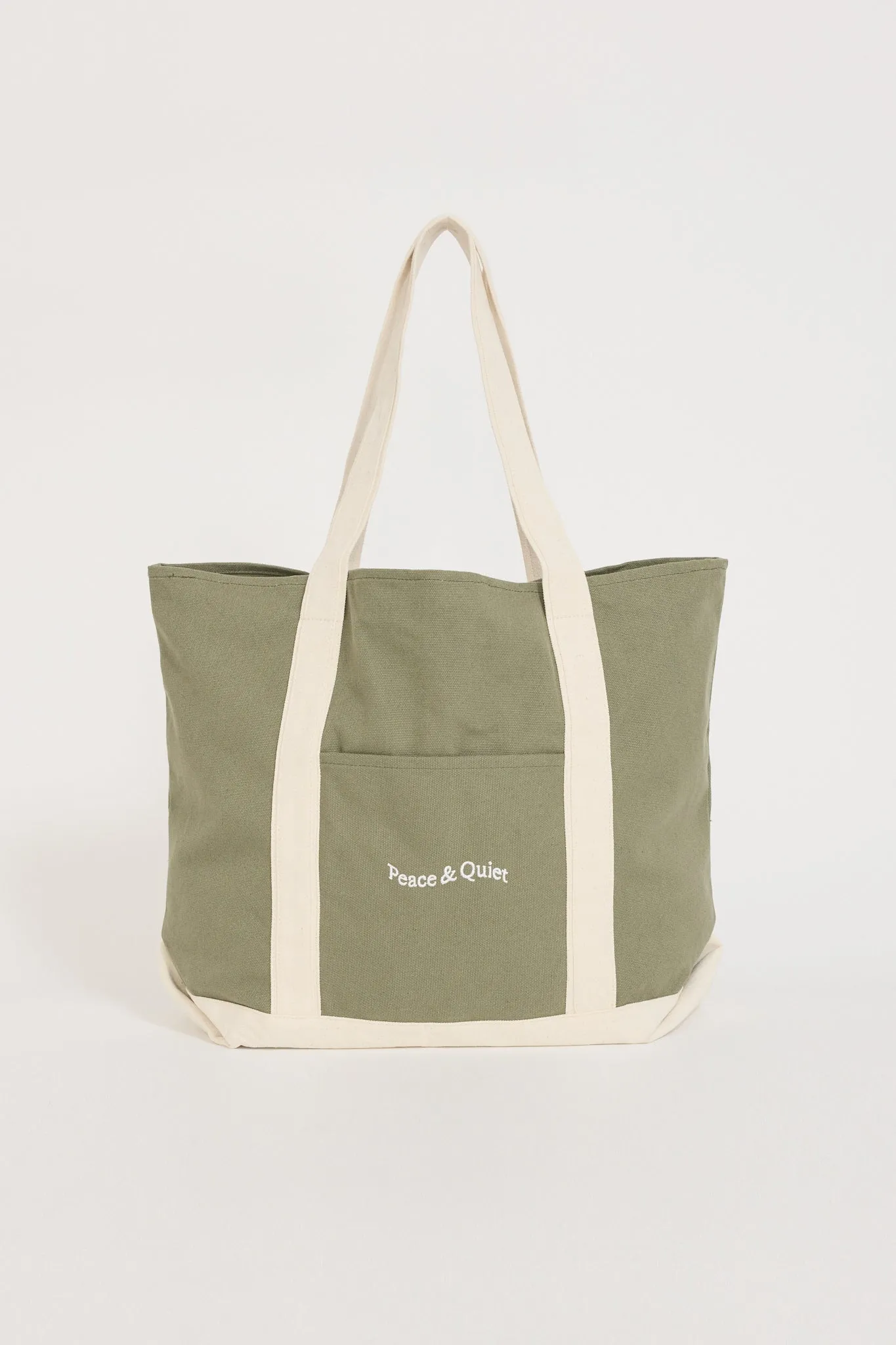 Wordmark Boat Tote Olive