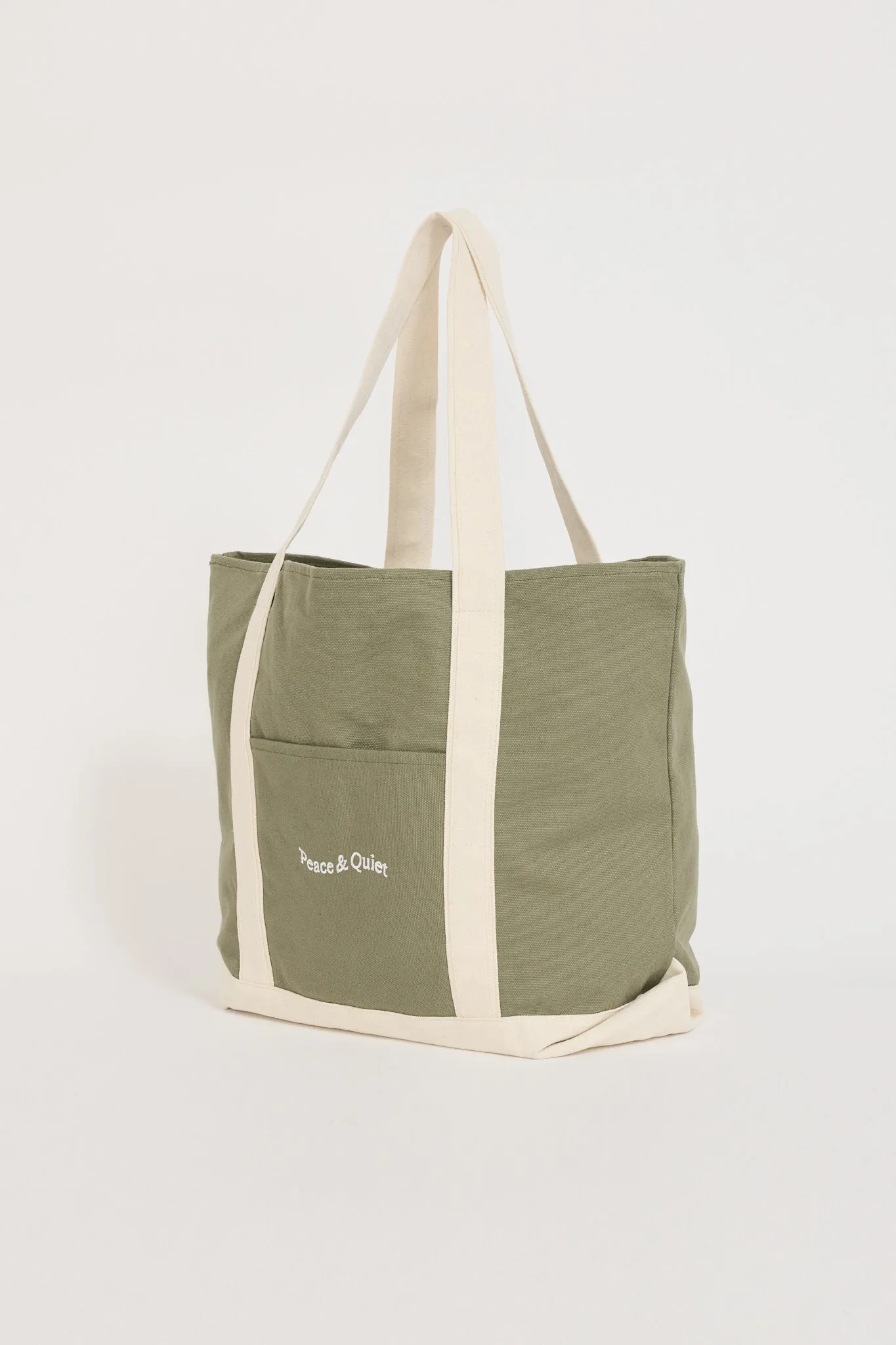 Wordmark Boat Tote Olive