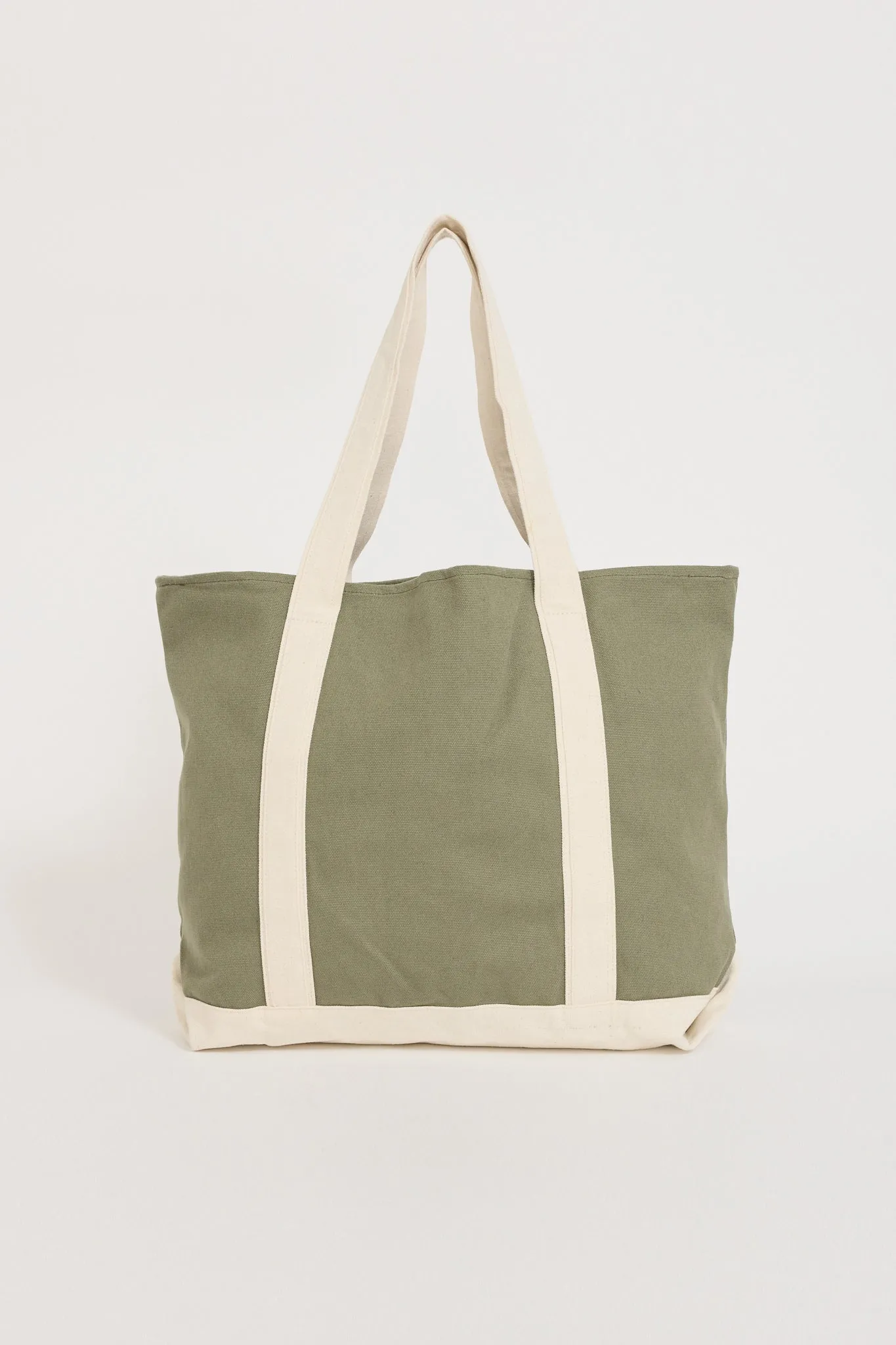 Wordmark Boat Tote Olive