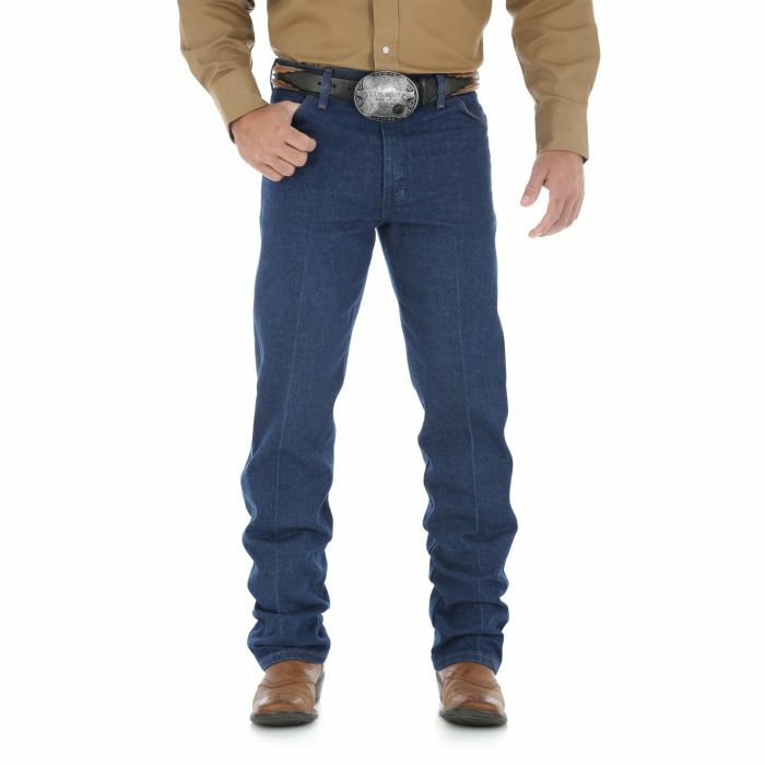 Wrangler Men's Cowboy Cut Original Fit Jeans in Prewashed Indigo